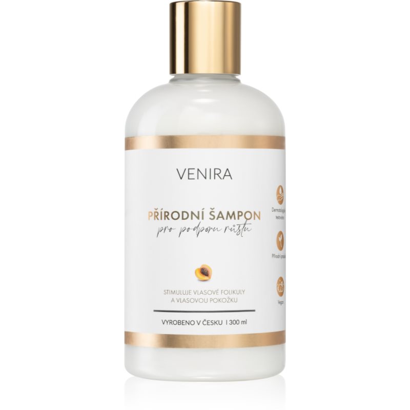 Venira Shampoo for Hair Growth sampon natural cu parfum Apricot 300 ml