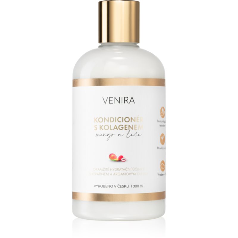 Venira Conditioner with Collagen balsam pentru toate tipurile de păr Mango-Lychee 300 ml