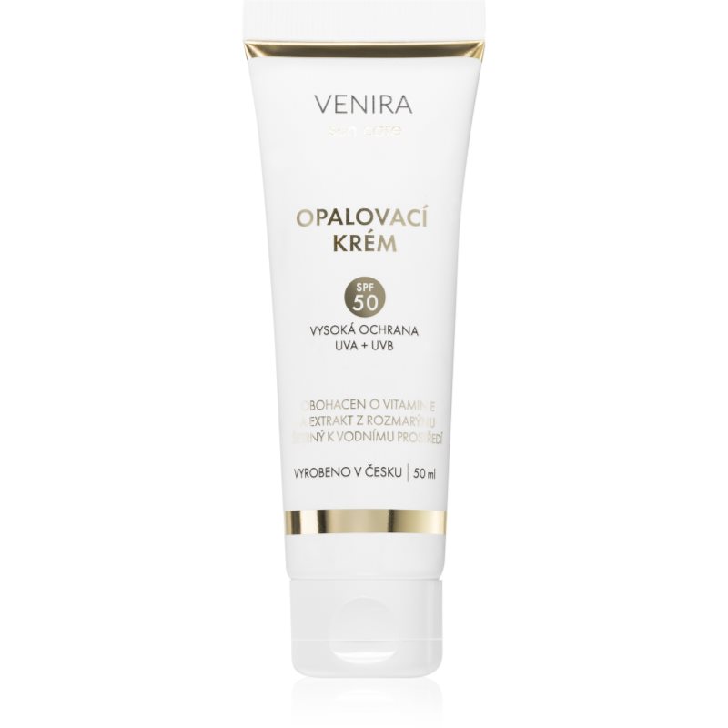 Venira Sunscreen SPF 50 cremă pentru plaja cu filtru UVA si UVB 50 ml