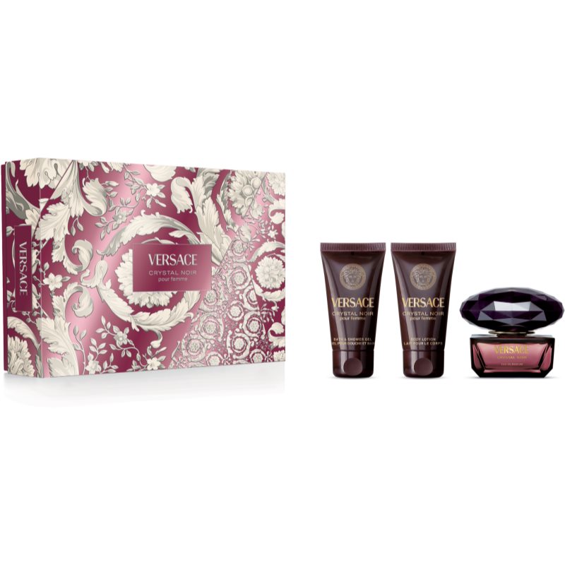 Versace Crystal Noir set cadou pentru femei Versace Crystal Noir set cadou pentru femei