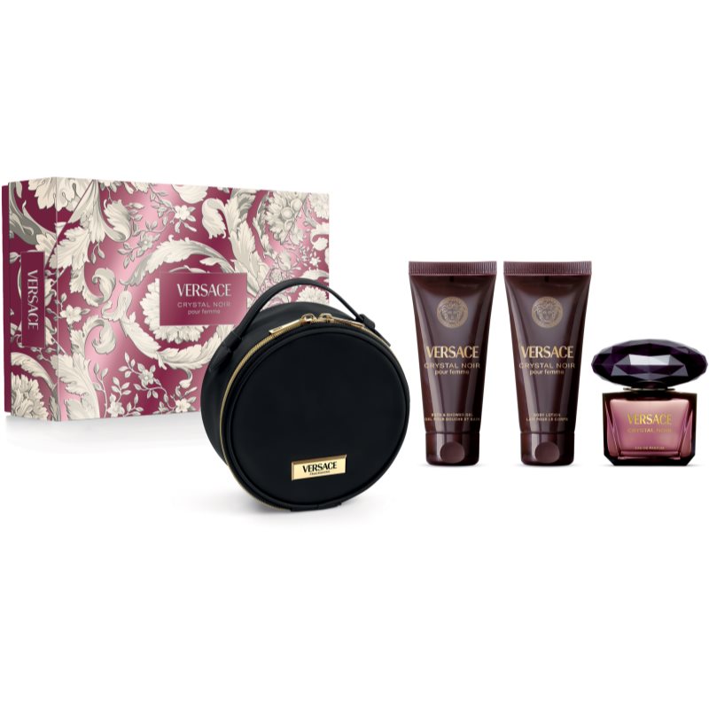 Versace Crystal Noir set cadou pentru femei Versace Crystal Noir set cadou pentru femei
