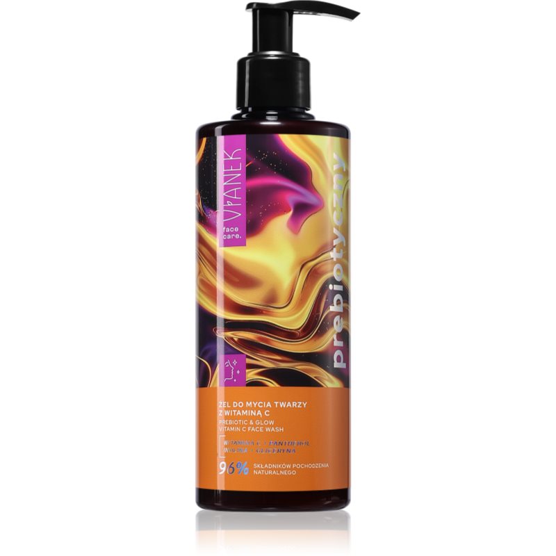 Vianek Prebiotic Glowing gel de curățare blând cu probiotice 300 ml