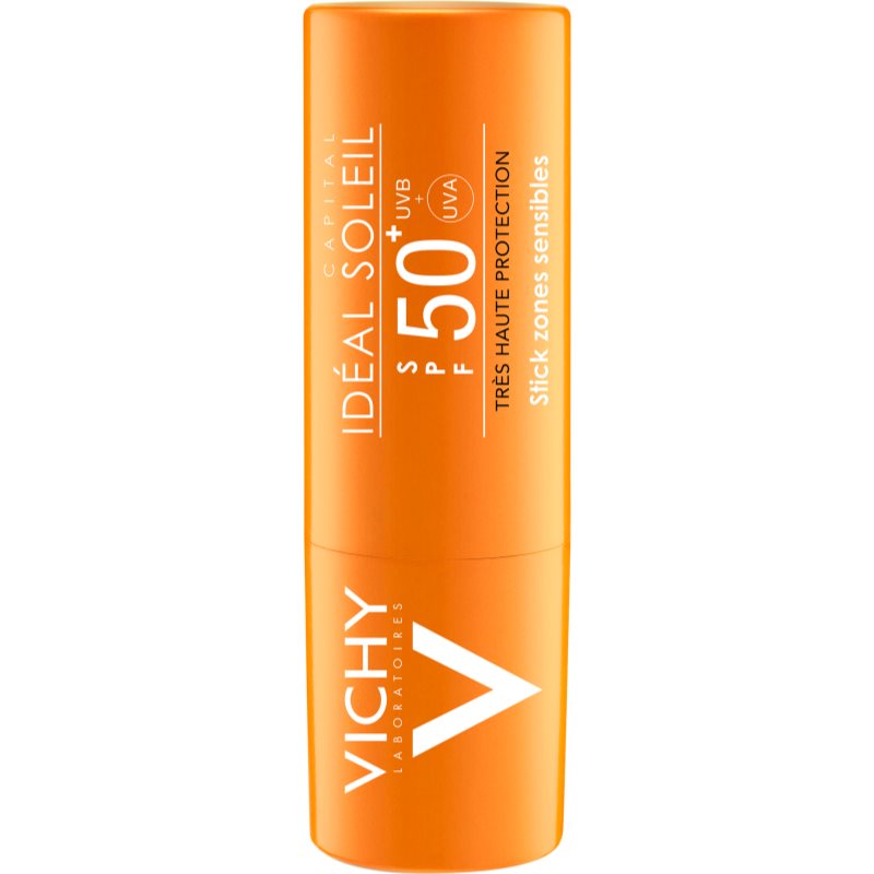 Vichy Capital Soleil Idéal Soleil Stick pentru a proteja zonele sensibile și a buzelor SPF 50+ 9 g