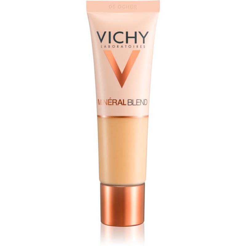 Vichy Minéralblend machiaj hidratant și natural de acoperire culoare 06 Ocher 30 ml