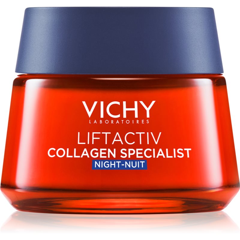 Vichy Liftactiv Collagen Specialist Cremă de noapte intensă pentru riduri 50 ml