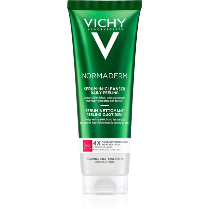 Vichy Normaderm Cleansing exfoliating face cleanser with salicylic acid 125 ml