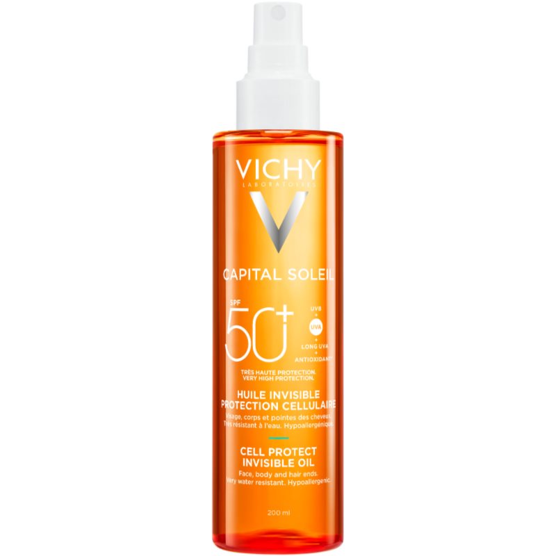 Vichy Capital Soleil Idéal Soleil ulei pentru plaja SPF 50+ 200 ml