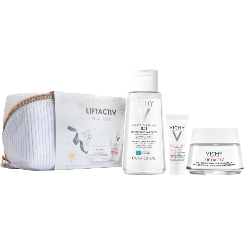 Vichy Liftactiv H.A. Day Gift Set set cadou de Crăciun pentru hidratare si fermitate