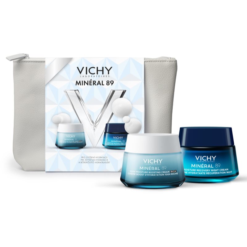 Vichy Minéral 89 Day &amp; Night Cream set cadou de Crăciun pentru hidratare si fermitate