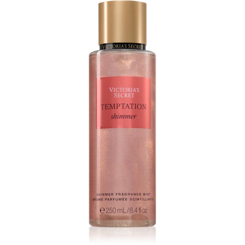 Victoria's Secret Temptation Shimmer spray pentru corp cu particule stralucitoare pentru femei 250 ml