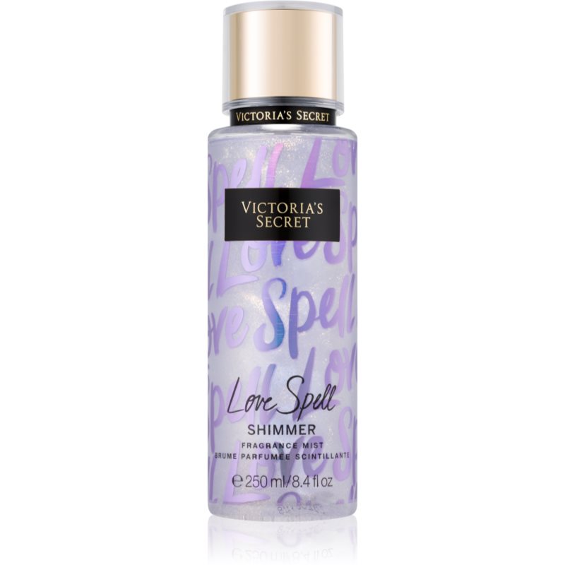 Victoria\'s Secret Love Spell Shimmer spray pentru corp cu particule stralucitoare pentru femei 250 ml