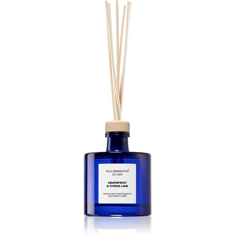 Vila Hermanos Apothecary Cobalt Blue Grapefruit & Citrus Lime difuzor de aroma 100 ml