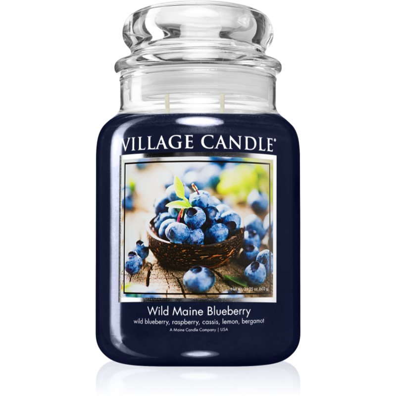Village Candle Wild Maine Blueberry lumânare parfumată 602 g