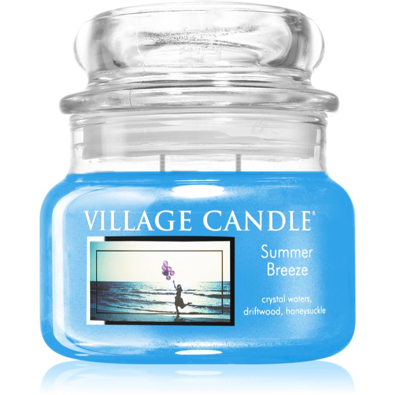 Village Candle Summer Breeze lumânare parfumată (Glass Lid) 262 g