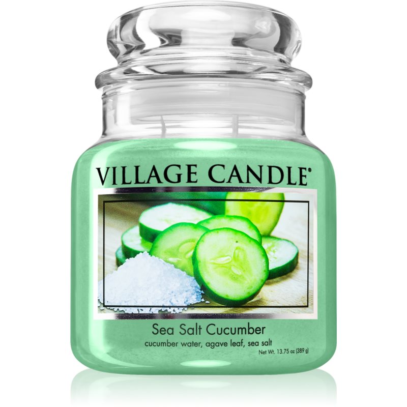 Village Candle Sea Salt Cucumber lumânare parfumată 389 g