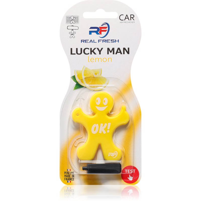 VINOVE Real Fresh Lucky Man Lemon parfum pentru masina 1 buc