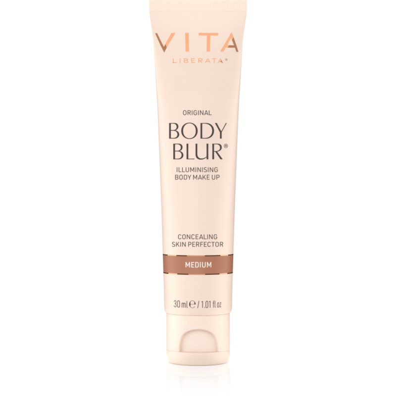 Vita Liberata Body Blur Body Makeup machiaj cu acoperire ușoară pentru față și corp pachet mic culoare Medium 30 ml