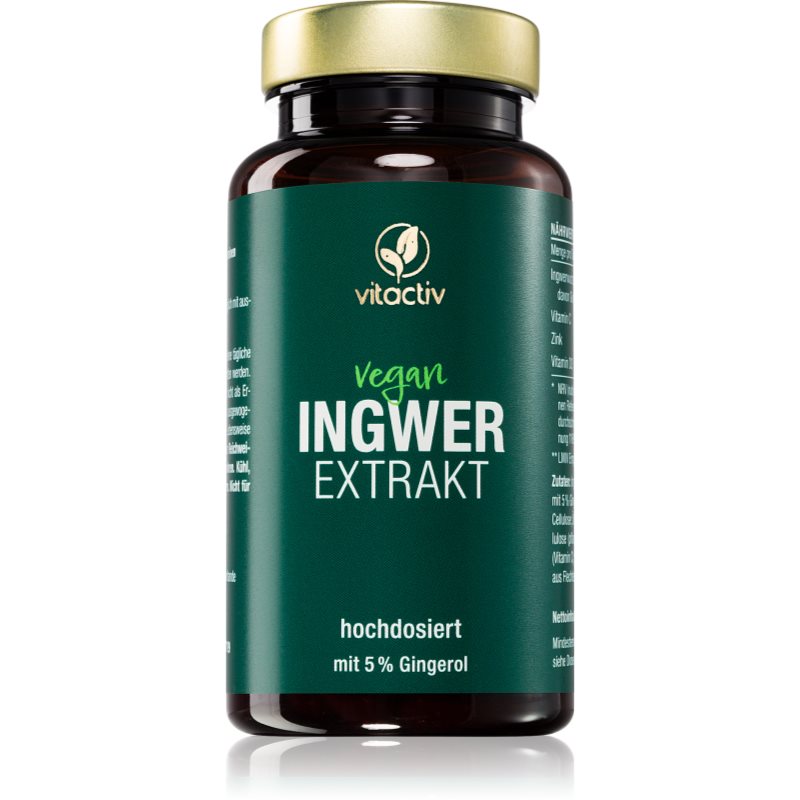 Vitactiv Ingwer Extrakt Kapseln mit Pflanzenextrakten 90 KAP