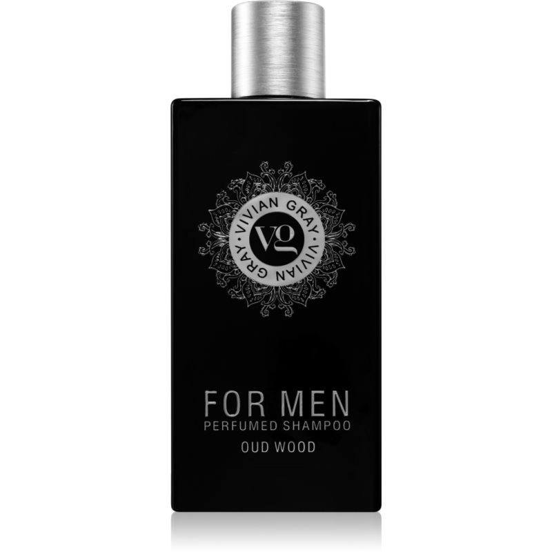 Vivian Gray Oud Wood șampon îngrijire pentru barbati produs parfumat 350 ml