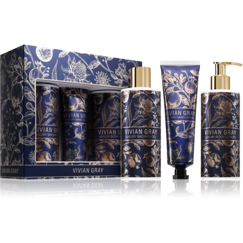 Vivian Gray Blue Botanicals set cadou parfum Jasmine & Patchouli