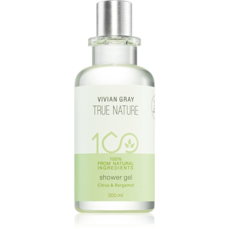 Vivian Gray True Nature Citrus & Bergamot Gel de dus pentru curatare 300 ml