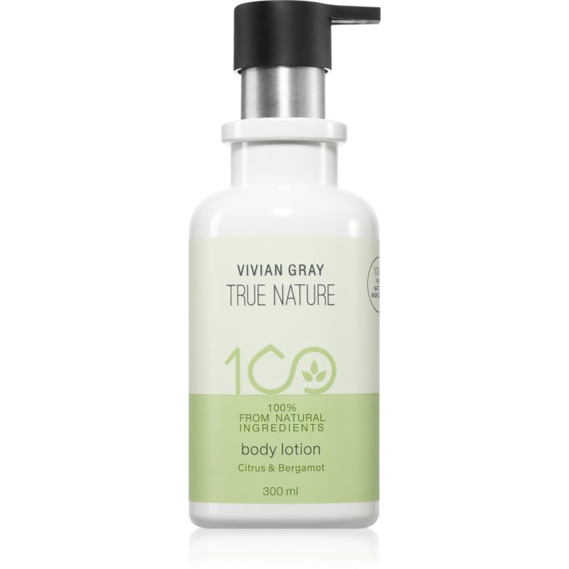 Vivian Gray True Nature Citrus & Bergamot lotiune de corp hranitoare 300 ml