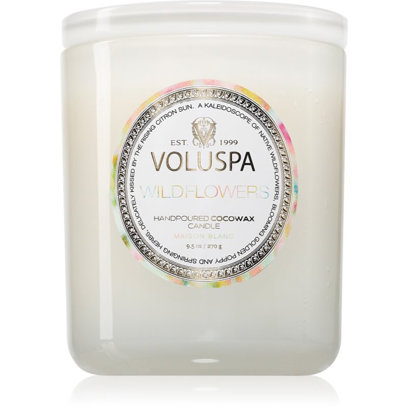 VOLUSPA Maison Blanc Wildflowers lumânare parfumată 270 g VOLUSPA Maison Blanc Wildflowers lumânare parfumată 270 g