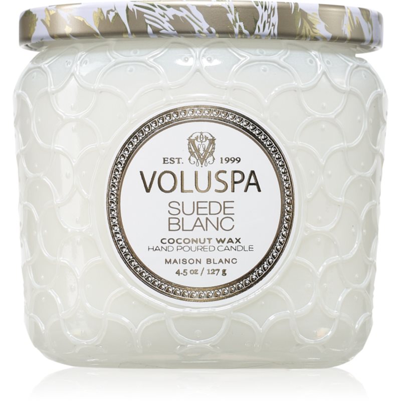 VOLUSPA Maison Blanc Suede Blanc lumânare parfumată 127 g VOLUSPA Maison Blanc Suede Blanc lumânare parfumată 127 g