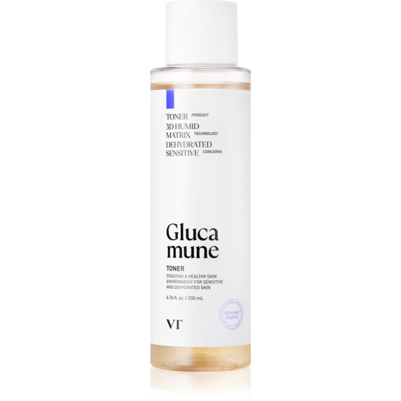 VT Cosmetics Glucamune Toner lotiune hidratanta racoritoare pentru întărirea barierei cutanate 200 buc