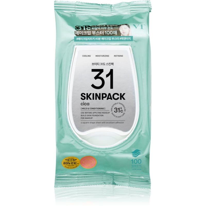 VT Cosmetics Skin Pack Mild tampoane exfoliante cu efect calmant 100 buc
