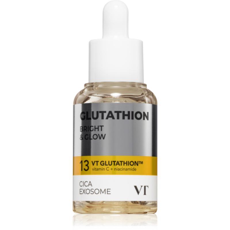 VT Cosmetics Cica Exosome G2 Brightening Ampoule ser facial cu efect iluminator cu efect calmant 30 ml