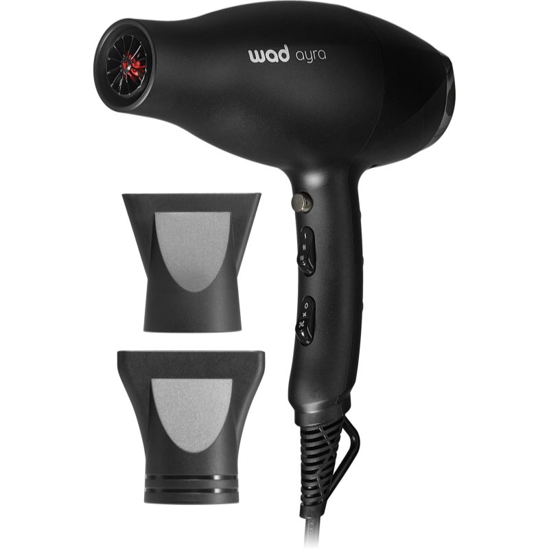 Wad Ayra Hair Dryer Chrome uscator de par Black 1 buc