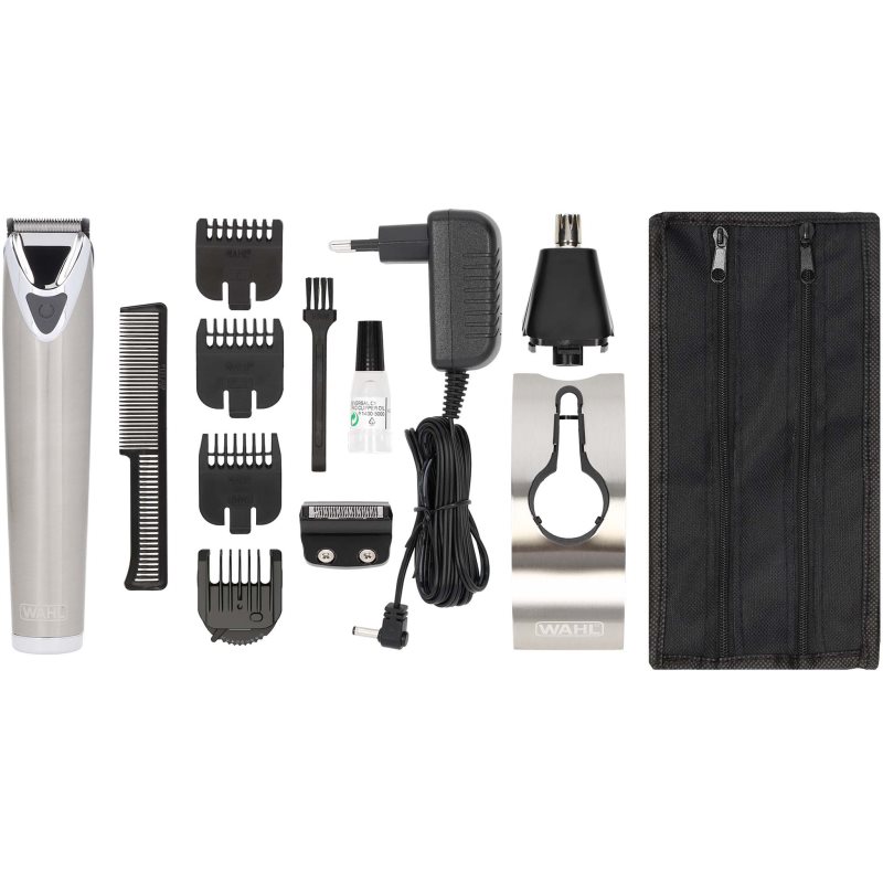 Wahl Stainless Steel Lithium Ion+ Trimmer pentru parul de pe corp 1 buc