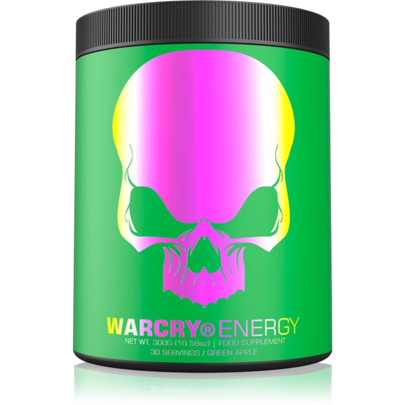 Warcry Energy favorizează performanțele sportive aroma Green Apple 300 g