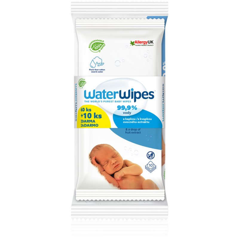 WaterWipes Baby Wipes 100% BIO Șervețele umede pentru copii WaterWipes Baby Wipes 100% BIO Șervețele umede pentru copii