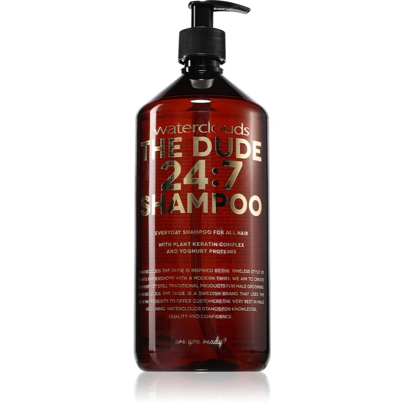 Waterclouds The Dude Shampoo Sampon de curatare zi de zi. 1000 ml