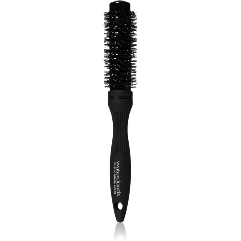 Waterclouds Black Brush Rundmetall perie pentru păr 25 mm 1 buc