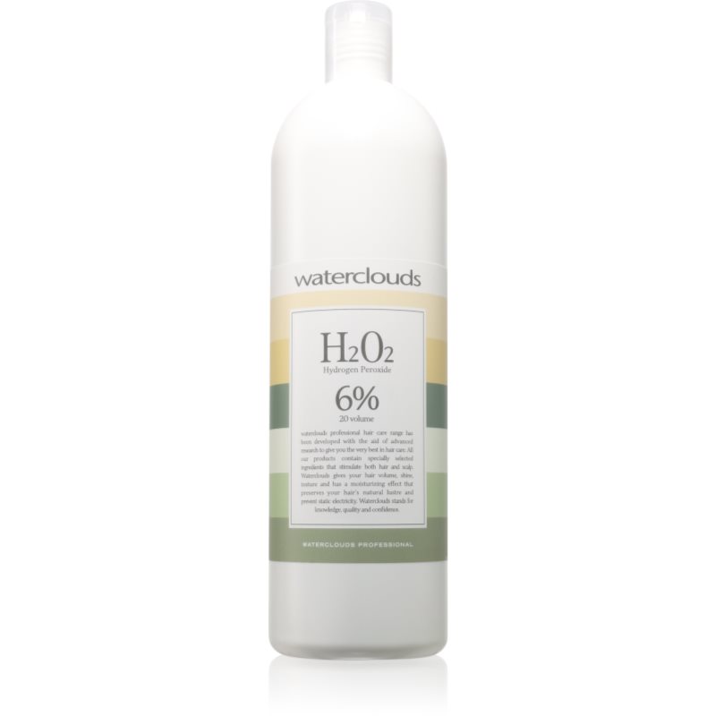 Waterclouds H202 6% vol 20 Peroxide Cream 6%Peroxide Cream 6% 1000 ml Waterclouds H202 6% vol 20 Peroxide Cream 6%Peroxide Cream 6% 1000 ml
