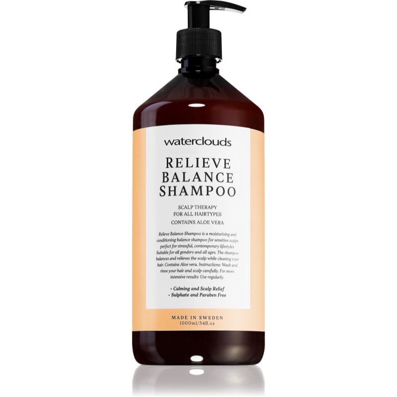 Waterclouds Relieve Balance Shampoo Sampon Pentru Par Gras 1000 Ml