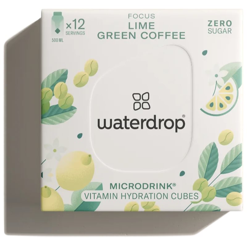 Waterdrop Microdrink băutură cu vitamine aroma Focus –⁠⁠⁠⁠⁠⁠ Lemon-Lime 12 buc