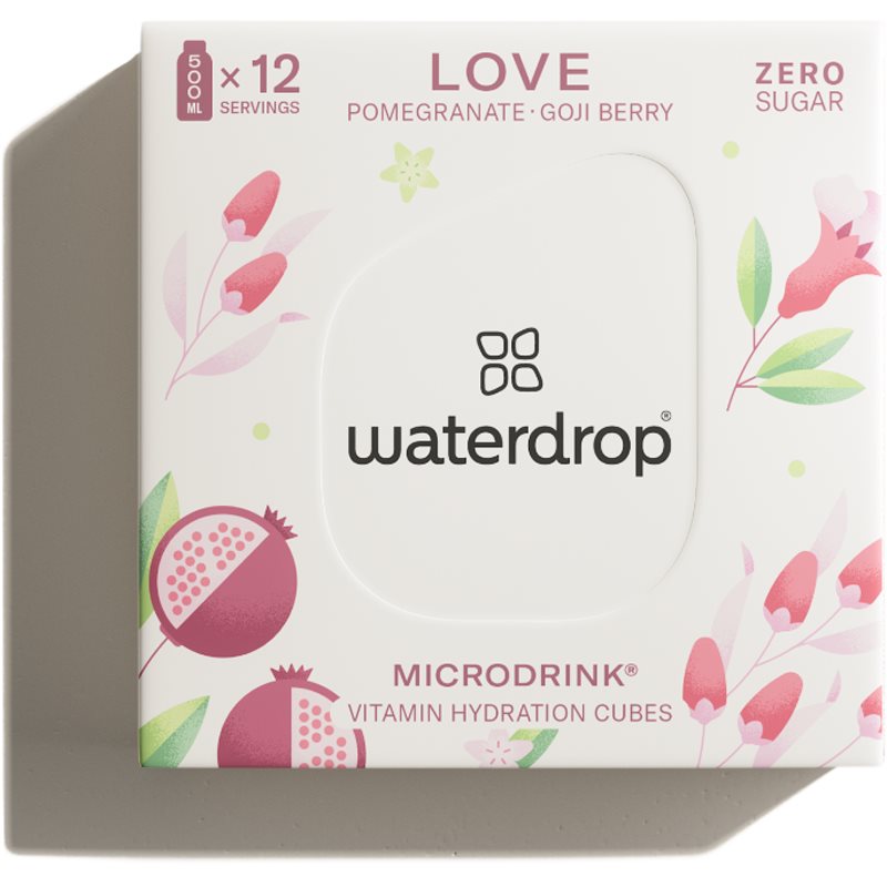 Waterdrop Microdrink băutură cu vitamine aroma Love 12 buc