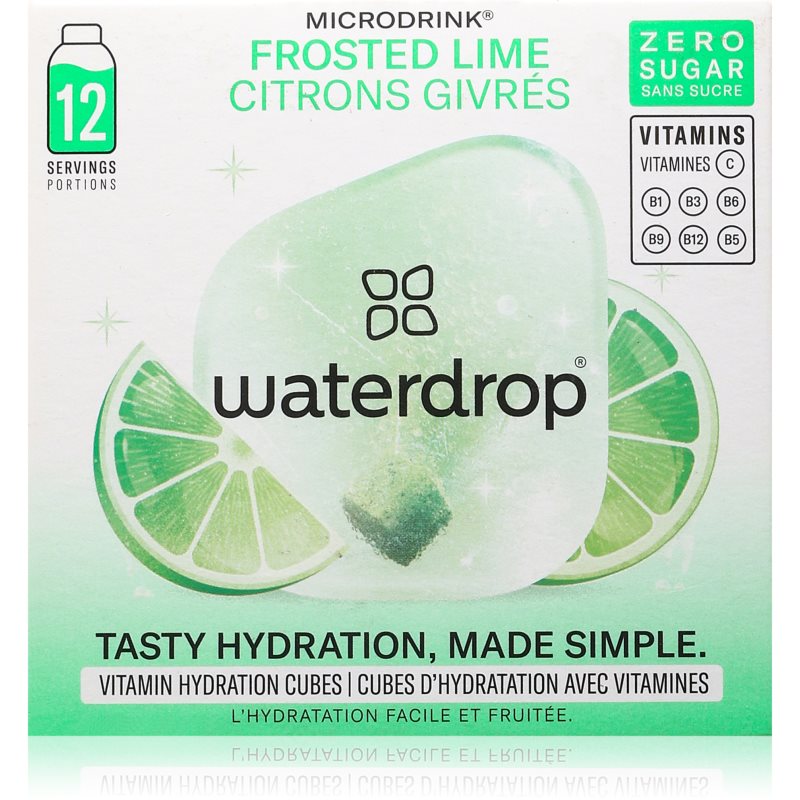 Waterdrop Microdrink băutură cu vitamine aroma Frosted Lime 12 buc