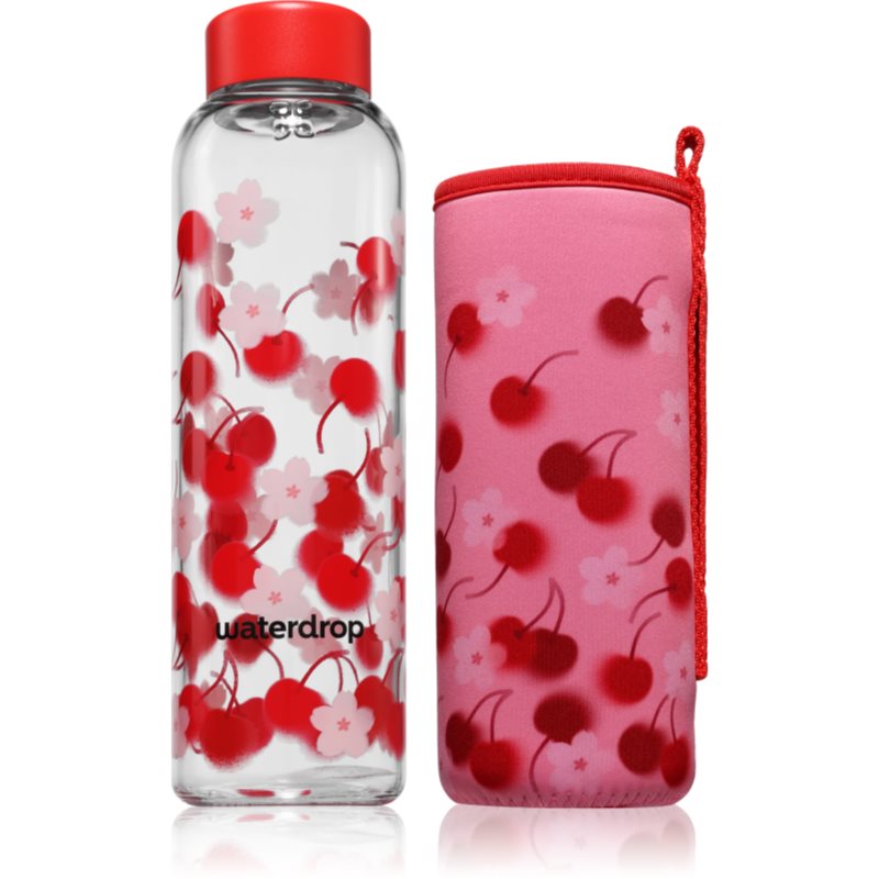 Waterdrop Glass Edition sticlă pentru apă Sour Cherry 1 buc