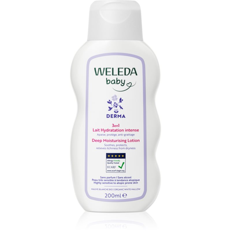 Weleda Baby Derma lapte hidratant pentru pielea bebelusului 200 ml