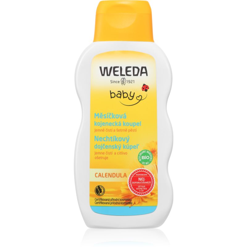 Weleda Baby and Child baie cu gălbenele pentru bebeluși galbenele 200 ml