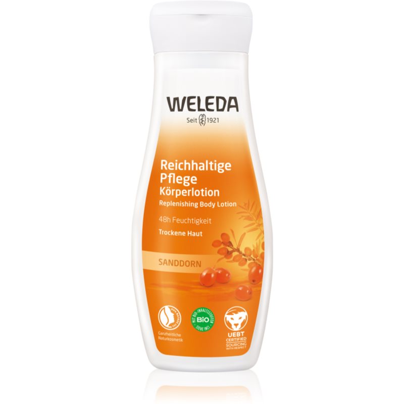 Weleda BIO Sea buckthorn syrup Rakytník Lotiune de corp energizanta 200 ml