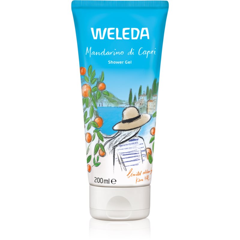 Weleda Mandarino di Capri gel de dus revigorant cu efect de hidratare Mandarin, Lavender and Rosemary 200 ml