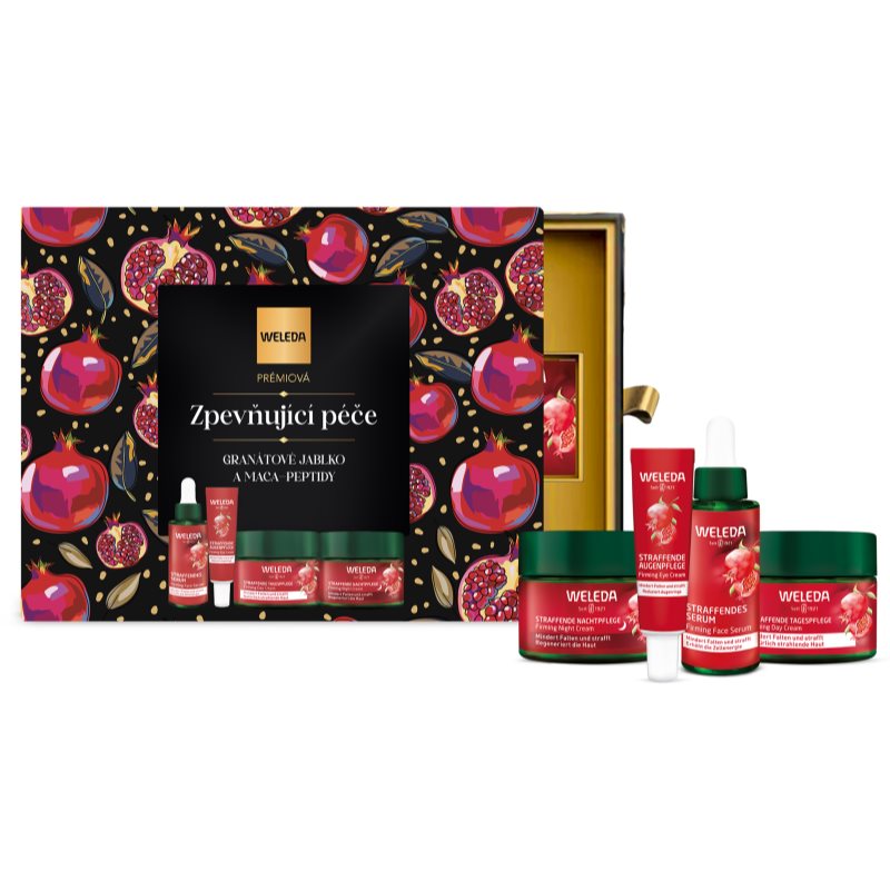 Weleda Pomegranate and Maca peptides set cadou cu efect de întărire pentru femei Premium III.