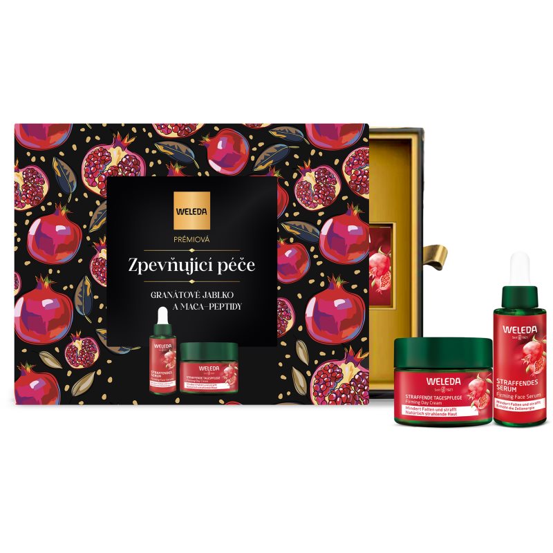 Weleda Pomegranate and Maca peptides set cadou cu efect de întărire pentru femei Premium