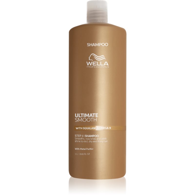 Wella Professionals Ultimate Smooth Shampoo șampon intens hrănitor pentru un par stralucitor si catifelat 1000 ml